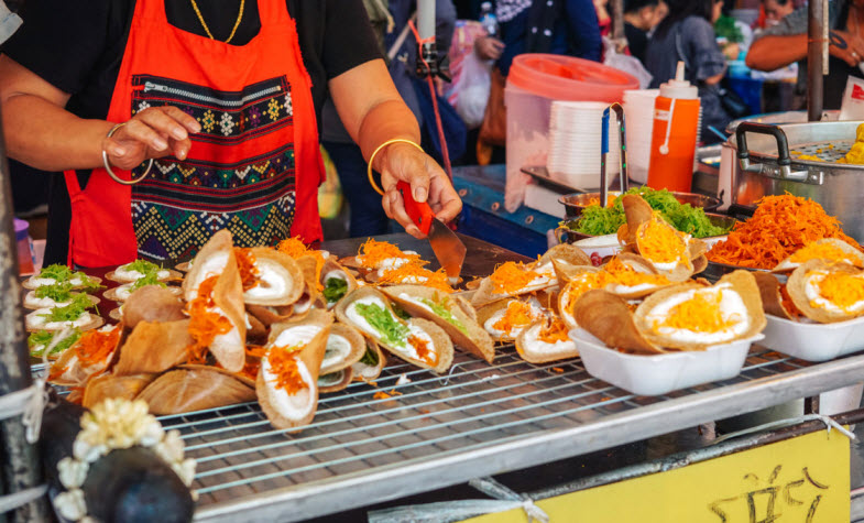 Thailand travel budget - Street food
