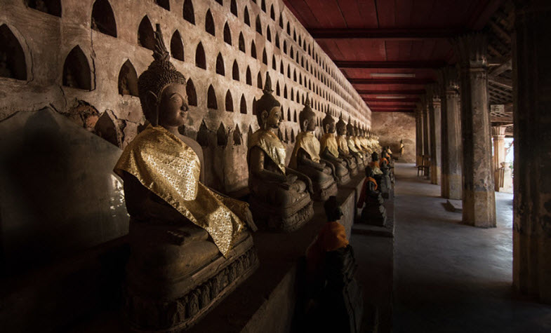 Laos travel guide - Tourist attractions Wat Si Saket