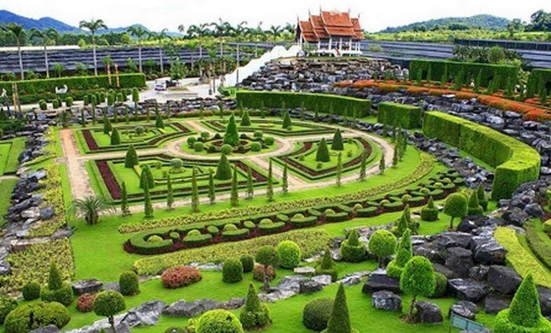 The gardens are like fairy tales